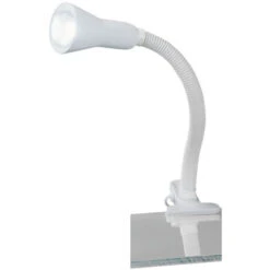 Flexo Pinza Articulable Blanco E14 (Trio Lighting 5028010-01)