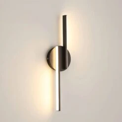 Luz De Pared Interior LED 1200ML, Lámpara De Pared Moderna De 14W, Apliques De Aluminio Blanco Cálido De 3000K Para Sala De Estar, Pasillo, Baño, Escalera, Luz Nocturna,55cm [Clase Energética E]