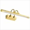 Lámpara De Pared De 8 W De Luz Blanca, Espejo De Baño LED Con Cabezal De Lámpara Giratorio Regulable, Apto Para Brazo De Arco De Restaurante De Hotel, Lámpara De Noche Blanca Cálida, 48 Cm Dorado 1 Lámpara De Pared De 8 W De Luz Blanca, Espejo De Baño LED Con Cabezal De Lámpara Giratorio Regulable, Apto Para Brazo De Arco De Restaurante De Hotel, Lámpara De Noche Blanca Cálida, 48 Cm Dorado -Trio Ventas 69968660 1