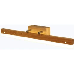 Luz De Espejo De Baño Luz De Pared De Baño De Madera LED Aplique De Pared De 40 Cm LED Luz De Pared De Madera Interior Para Escaleras De Pasillo De Dormitorio, Luz Cálida