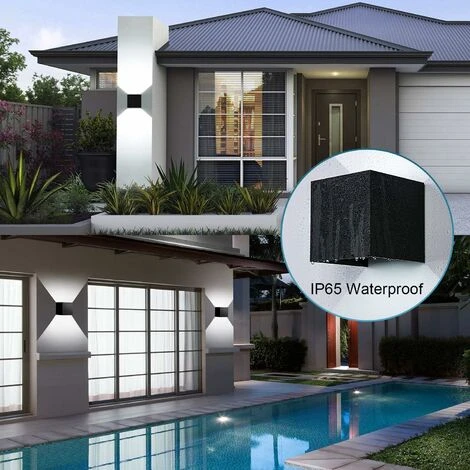 Aplique De Pared LED De 12 W Para Interiores, Impermeable, Para Exteriores, IP65, ángulo De Haz Ajustable, Moderno, Blanco Frío, Para Sala De Estar, Dormitorio, Luz Cálida (negro) 5 Aplique De Pared LED De 12 W Para Interiores, Impermeable, Para Exteriores, IP65, ángulo De Haz Ajustable, Moderno, Blanco Frío, Para Sala De Estar, Dormitorio, Luz Cálida (negro) - Imagen 3