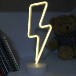 Letrero De Luz De Neón LED, Decoración De Pared, Luz Nocturna, USB, Funciona Con Pilas, Neón Para Navidad, Regalo De Cumpleaños, Fiesta, Niños, Sala De Estar, Decoración De Boda (iluminación) -Trio Ventas 71204822 3