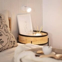 Lámpara De Pared Aluminio Orientable 1 Foco Blanco Ates Blanco. -Trio Ventas 7467421 5