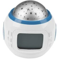 Termómetro Luz Nocturna Proyector Led Despertador Digital Despertador Estrella Estrellada Resplandeciente Despertador Habitación Calendario-cl.