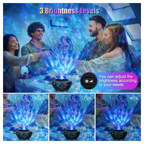 Proyector Galaxy Sky Light Con Planetario Remoto 3 En 1 Ocean Wave Galaxy Lights Altavoz De Música Bluetooth Y Función De Temporizador Proyector De Luz Nocturna Para Bebés Proyector Espacial Para Niño 4 Proyector Galaxy Sky Light Con Planetario Remoto 3 En 1 Ocean Wave Galaxy Lights Altavoz De Música Bluetooth Y Función De Temporizador Proyector De Luz Nocturna Para Bebés Proyector Espacial Para Niño - Imagen 2