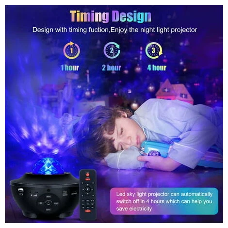 Proyector Galaxy Sky Light Con Planetario Remoto 3 En 1 Ocean Wave Galaxy Lights Altavoz De Música Bluetooth Y Función De Temporizador Proyector De Luz Nocturna Para Bebés Proyector Espacial Para Niño 7 Proyector Galaxy Sky Light Con Planetario Remoto 3 En 1 Ocean Wave Galaxy Lights Altavoz De Música Bluetooth Y Función De Temporizador Proyector De Luz Nocturna Para Bebés Proyector Espacial Para Niño - Imagen 5