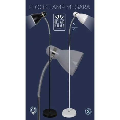 Pie De Salón, BEL AIR HOME - Serie MEGARA, Color Plata, 1 X E-27, 155 X 22 Cm 6 Pie De Salón, BEL AIR HOME - Serie MEGARA, Color Plata, 1 X E-27, 155 X 22 Cm - Imagen 4