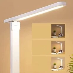 Lámpara Flexo Led, BEL AIR HOME -Serie WINN, Para Escritorio, Táctil, Protección Ocular, 3 Temperaturas De Luz 3000K-4000K-6500K Con 5W -Trio Ventas 76003578 3