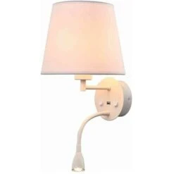 Aplique De Pared Con Punto Lector Led Modelo CAICOS Blanco MANTRA -Trio Ventas 7610582 3