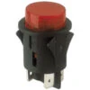Interruptor Unipolar Empotrable A Pulsador ON-OFF Electro DH Cuerpo Negro Y Tecla Roja 11.479.I/N/R 8430552091256 -Trio Ventas 7668098 1