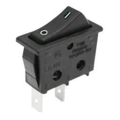 Interruptor Faston 11.400.C/NS Unipolar Tipo Conmutador Electro DH Color Negro 8430552016310