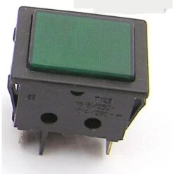 Indicador Luminoso 16A/250V Faston Electro DH Color Negro Y Verde 11.405.SL/NV