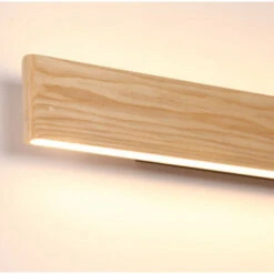 LED Lámparas De Pared,Aplique De Pared Industrial Vintage Interior Lámpara Pared Madera,Dormitorio, Cocina, Restaurante, Café, Pasillo(52CM) [Clase De Eficiencia Energética F] -Trio Ventas 76799575 5