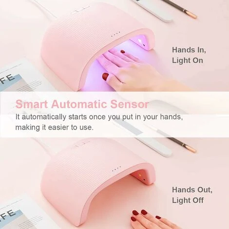 Lámpara De Uñas De Gel UV LED De 36 W, Manicura Y Pedicura Profesional Con Sensor Automático, 3 Temporizadores 30/60/90S, Secador Para Todos Los Esmaltes De Uñas 7 Lámpara De Uñas De Gel UV LED De 36 W, Manicura Y Pedicura Profesional Con Sensor Automático, 3 Temporizadores 30/60/90S, Secador Para Todos Los Esmaltes De Uñas - Imagen 5