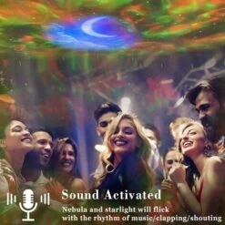 Star Sky Projector, Star Projection Night Light, LED Galaxy Projector Nebula Starry Sky Cloud Moon Con Control Remoto, 10 Modos Coloridos Para Niños Y Adultos [Clase De Eficiencia Energética A] -Trio Ventas 77542319 4