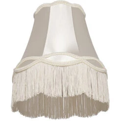 QAZQA Retro/Vintage Textil Pantalla De Tela Crema 30 Cm - Granny , -Trio Ventas 77700111 3