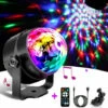 Luz LED De Bola De Discoteca LED, Efectos De Luz De Discoteca Controlados Por Música, Luz De Discoteca Con Cable USB, Luz De Fiesta Giratoria De 360 ° Con Control Remoto -Trio Ventas 81041002 1