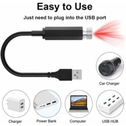 MINKUROW Led Proyector Cielo Estrellado Luz De Techo Decoración Del Coche Usb Interior Lámpara De Ambiente -Trio Ventas 81161913 2