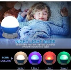 Mantian Star Sky Lamp LED Star Sky Lámpara De Proyección Mantian Star Night Light Lámpara De Proyección De Cielo Nocturno Giratoria -Trio Ventas 81286425 3