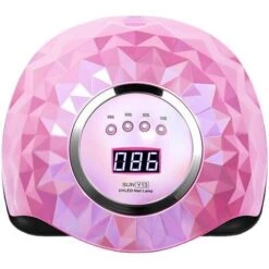 Lámpara UV Para Uñas De Gel, Lámpara Secadora De Uñas De 248 W Con 60 LED UV Para Uñas, Lámpara De Uñas De Gel Profesional Con 4 Temporizadores, Sensor Automático, Lámpara De Curado Para Uñas De Manos