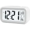 MINKUROW Reloj Despertador Digital Inteligente Con Fecha Y Temperatura Botón De Repetición Reloj De Escritorio Rectangular Alimentado Por Batería Para Dormitorio Oficina Blanco 1 MINKUROW Reloj Despertador Digital Inteligente Con Fecha Y Temperatura Botón De Repetición Reloj De Escritorio Rectangular Alimentado Por Batería Para Dormitorio Oficina Blanco -Trio Ventas 85702576 1