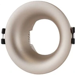 Aro Downlight Circular Para Bombilla GU10 / MR16 - Corte Ø70mm Champagne