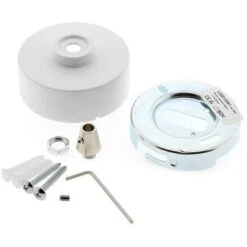 Florón Redondo Blanco, Ø75mm, Ø6mm -Trio Ventas 8922861 3