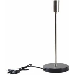 Base De Lámpara Plateada