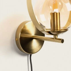 Lámpara De Pared Metal Dodoma Dorado -Trio Ventas 89576986 4