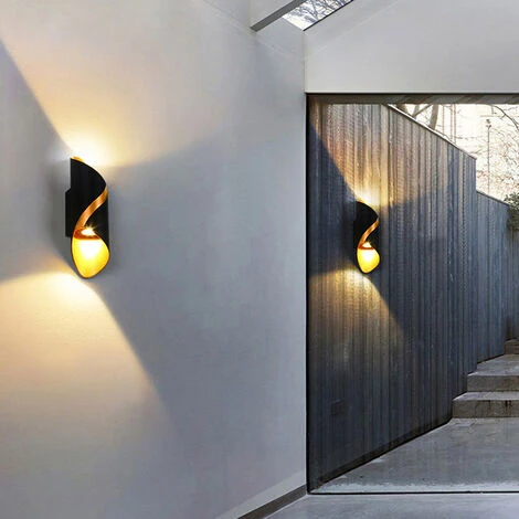 Apliques De Pared LED Exteriores Hierro Forjado Lámpara De Pared Impermeable Luz De Pared Para Interiores Dormitorio Sala De Estar 4 Apliques De Pared LED Exteriores Hierro Forjado Lámpara De Pared Impermeable Luz De Pared Para Interiores Dormitorio Sala De Estar - Imagen 2