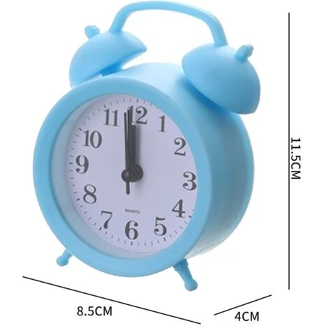 Despertador Twin Bell - Azul 4 Despertador Twin Bell - Azul - Imagen 2