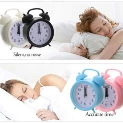 Despertador Twin Bell - Blanco 10 Despertador Twin Bell - Blanco -Trio Ventas 90010080 4