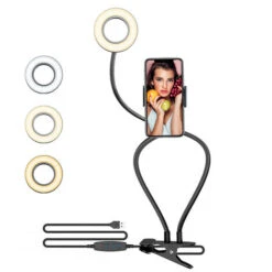 2 En 1 Anillo De Luz Con Clip Selfie Anillo De Luz BlitzWolf BW-SL6 3200-5600K