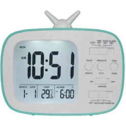 Reloj Despertador Inteligente, Pantalla Digital LED Multifuncional (azul)