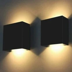 Luces De Pared Para Interiores, Luces De Pared LED Para Interiores, Luz De Pared Decorativa De 6 W, 3000 K, Blanco Cálido, Aplique De Pared Moderno Para Dormitorio, Sala De Estar, Hotel, Escalera, Pas