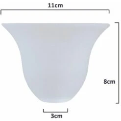 Tulipa De Cristal CARLA 8x11cm Mate Apertura 3cm 11 Tulipa De Cristal CARLA 8x11cm Mate Apertura 3cm -Trio Ventas 94837229 5