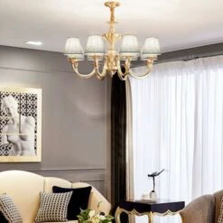 Juego De 2 Pantallas E14 Para Mesita De Noche, Aplique De Pared De Cristal, Lámpara De Araña, León -Trio Ventas 95512848 5