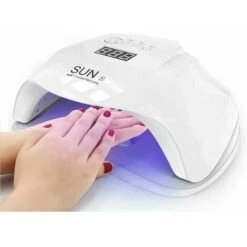 Secador De Uñas Lámpara LED UV 54W Para Todos Los Geles Pantalla LCD 4 Temporizadores Secador De Uñas Profesional Lámpara De Uñas UV Lámpara De Curado De Luz Blanca Permanente Arte De Uñas