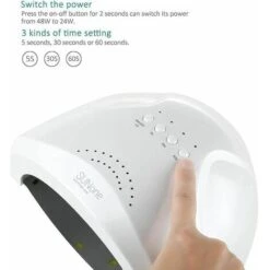Kit De Lámpara UV LED De 48W Secadores De Uñas De Barniz Semipermanente -Trio Ventas 96343942 4