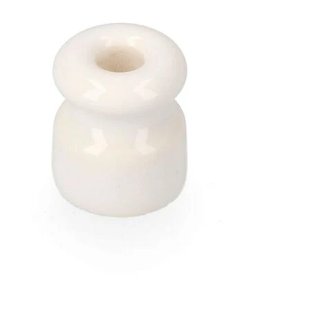 Aislador Porcelana Para Cable Trenzado Blanco Edm 3 Aislador Porcelana Para Cable Trenzado Blanco Edm