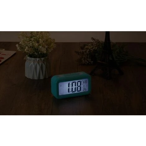 Despertador Digital Despertador Matutino, Despertador De Viaje Con Función De Repetición De Luz Nocturna, Despertador Digital Silencioso Con Pilas Para Niños Adultos Pantalla LED Grande Calendario De 5 Despertador Digital Despertador Matutino, Despertador De Viaje Con Función De Repetición De Luz Nocturna, Despertador Digital Silencioso Con Pilas Para Niños Adultos Pantalla LED Grande Calendario De - Imagen 3