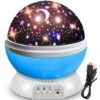 Proyector De Cielo Estrellado, Luz LED De Noche, Lámpara De Proyección Giratoria De 360 °, Lámpara De Proyección De Fiesta, 8 Modos, Lámpara Giratoria De Juguete, Niños, Bebé, Retoo Azul -Trio Ventas 96813215 1