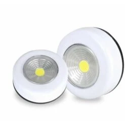 Luz De Noche LED De Piezas, Lámpara LED Táctil Adhesiva Con Interruptor, Lámpara De Gabinete Autoadhesiva, Lámpara De Gabinete De Cocina COB, Lámpara Adhesiva De Gabinete De Cocina