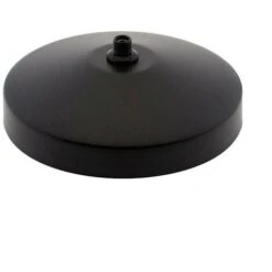 BASE Baround Pie Acero Lacado Negro Ø225mm