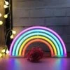 Decoración, Letreros De Neón LED De Arco Iris, Lámpara De Neón De Arte Colorido, Luces Nocturnas, Decoración De Pared Interior Para Fiesta En Casa, Cumpleaños, Regalos De San Valentín, Decoración De H -Trio Ventas 99827836 1