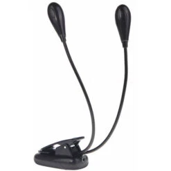 Negro Clip-on 2 Dual Arms 4 LED Flexible Book Music Stand Lámpara De Luz 8 Negro Clip-on 2 Dual Arms 4 LED Flexible Book Music Stand Lámpara De Luz -Trio Ventas 99838502 2